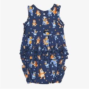 Little Sleepies Bluey Dance Mode Bubble Romper NWT